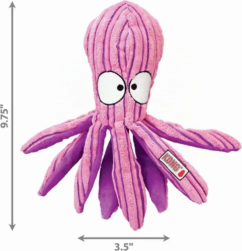 Vista 2 de KONG CuteSeas Pulpo - Juguete de peluche suave para perros medianos
