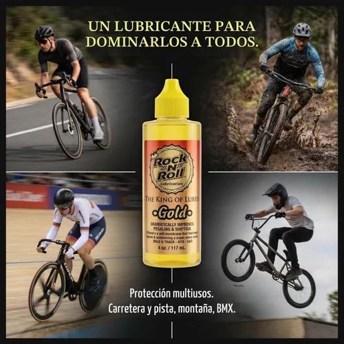 Vista 4 de Rock N Roll Gold Chain Lubricante, 4 onzas (paquete de 2)