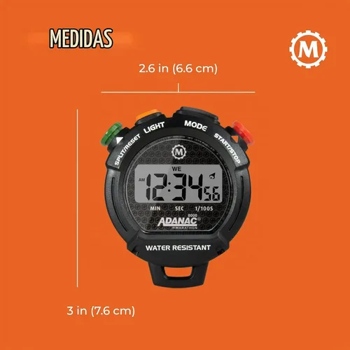 Vista 6 de MARATHON Adanac 8000 Cronómetro digital profesional con retroalimentación