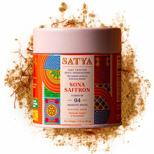 Vista 9 de Satya Chaat Masala - Condimento de 2.5 onzas, auténtico polvo de chaat indio picante, vegano, bajo en sodio, sin gluten ni tintes, condimento