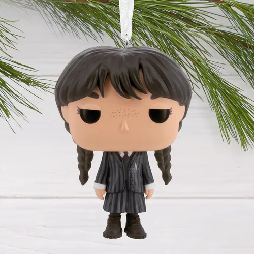 Vista 5 de Hallmark Wednesday Addams Funko POP! Adorno de Navidad