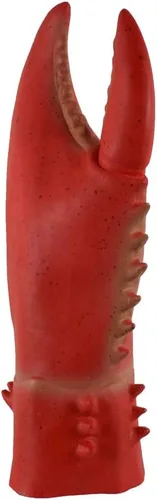 Vista 3 de Guantes de mano grandes de látex para disfraz de cosplay, Rojo