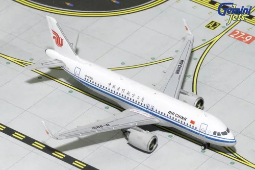 Vista 2 de Gemini Jets Air China320neo B-8891 - Modelo de avión fundido a presión a escala 1:400, color blanco