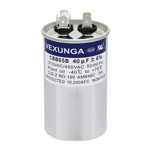 Vista 81 de VEXUNGA Capacitor Dual de Arranque Redondo A/C de 50/5 uF 50+5 MFD 370VAC o 440VAC CBB65 CBB65B Capacitores de Aire Acondicionado para Motor
