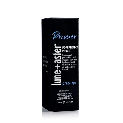 Vista 4 de Lune+Aster Primer PorePerfect: difumina y difunde la apariencia de poros, líneas finas y arrugas, al tiempo que proporciona un suave efecto