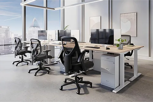 Vista 2 de Realspace® MFTC 200 Silla ergonómica multifunción súper tarea, color negro