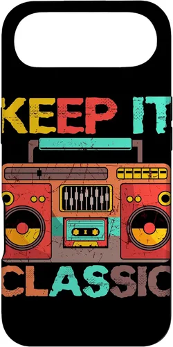 Vista 27 de Keep It Classic Radio 80s 90s Retro Vintage Cassette Player Funda para iPhone 17
