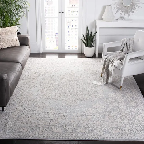 Vista 15 de SAFAVIEH - Alfombra decorativa de la colección Reflection - 2'3" x 3', color beige y crema, no desprende pelusa y fácil de limpiar, ideal