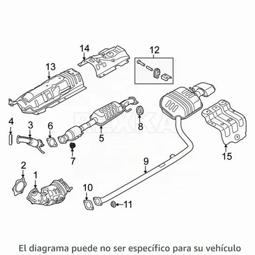 Vista 6 de Rexka 20 piezas parachoques protección contra salpicaduras Fender Liner Nylon Tuercas 84145-26000 Compatible con Hyundai Kia Genesis Santa Fe Sonata