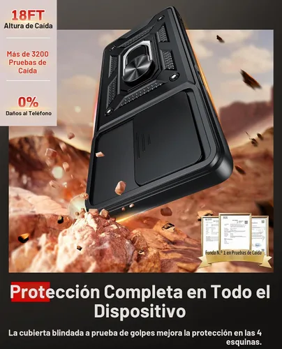 Vista 5 de LeYi Funda para Moto G Stylus 5G 2022: [No compatible con la versión 4G] Funda para Moto G Stylus 2022 con protector de pantalla de vidrio templado