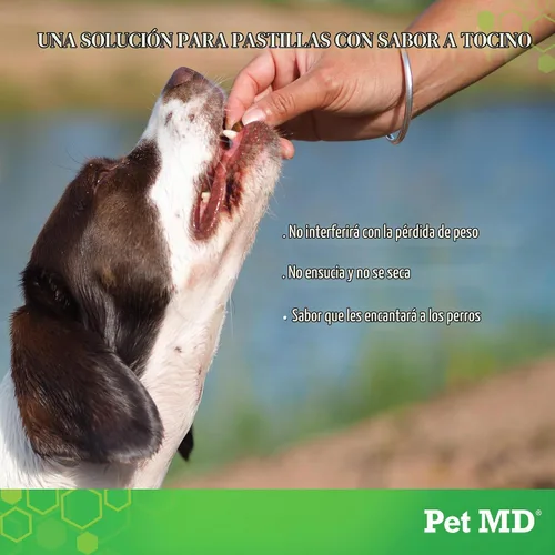 Vista 5 de Pet MD Wrap A Pill Pasta de píldora sabor tocino para perros - 4.2 oz