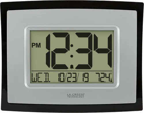 Vista 6 de La Crosse Technology WT-8002U-B-INT Reloj digital negro con temperatura