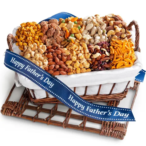 Vista 6 de Snack Attack - Cesta de regalo gourmet.