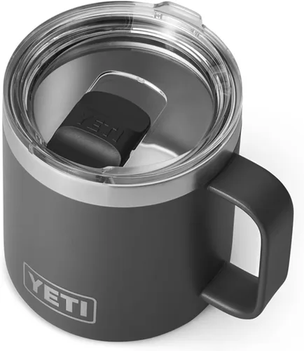 Vista 12 de YETI Rambler - Taza de 14 oz con aislamiento al vacío, de acero inoxidable con tapa MagSlider, color inoxidable Rosa (Bimini Pink)