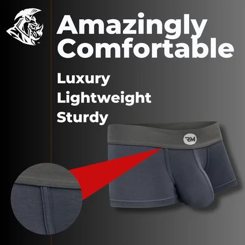 Vista 6 de Real Men - Ropa interior para hombre, paquete de 1 o 3 unidades, calzoncillos modales, bolsa ABCD