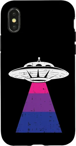 Vista 5 de iPhone 12 mini Alien Secuestro Orgullo Bisexual LGBT-Q Gaylien UFO Orgulloso Bi Case