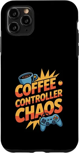 Vista 13 de Coffee Controller and Chaos Gamer Parents Mom and Dad Case for iPhone XR