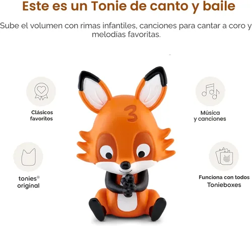 Vista 4 de Tonies Contar canciones Reproducir audio Personaje