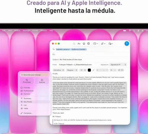 Vista 4 de Apple Laptop MacBook Neo 2026 de 13 pulgadas con chip A18 Pro: diseñada para inteligencia artificial y Apple Intelligence, pantalla de retina