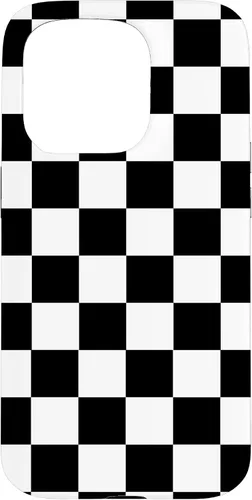 Vista 14 de Checked Chessboard Black Case for iPhone 17