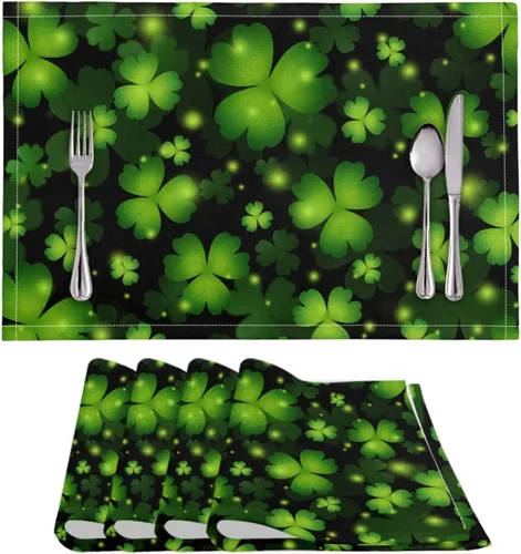 Vista 54 de BIGCARJOB Mantel individual de diseño personalizado, 4 piezas, tapete de mesa resistente al corazón, 12 x 18 pulgadas 1-diseño personalizado