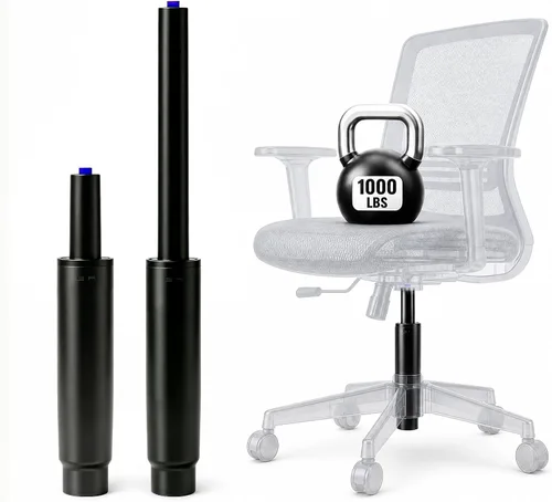 Vista 13 de MySit Cilindro de Elevación de Gas de Repuesto para Silla de Oficina con Carrera de 2.2", Resistente 450 libras, Varilla de Resorte de Gas Más