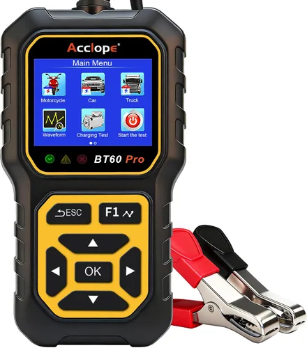 Vista 16 de BT60 Pro Probador de Batería de Coche, Analizador Digital con Impresión en la Nube, Verificador de Batería de 6V/12V/24V para AGM, Litio