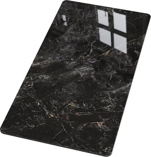 Vista 17 de Square Table Top, 19.6” White Sintered Stone Tabletop, DIY Replacement & Cover Marble Desktop, Scratch & Wear Resistant, Suitable for Indoor &