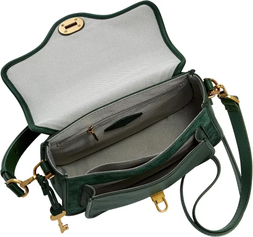 Vista 3 de Fossil Bolso bandolera Heritage de cuero con asa superior para mujer