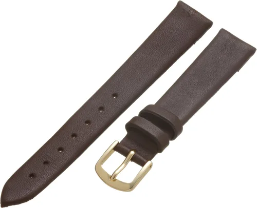 Vista 10 de Hadley-Roma Women's Genuine Leather Strap Watchband Negro