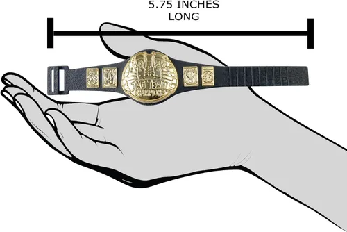 Vista 2 de Cinturón de campeonato en parejas para figuras de acción de lucha libre
