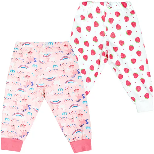 Vista 7 de MooMoo Baby Pantalones de pañales impermeables para entrenamiento para ir al baño, 2 paquetes de pañales cortos nocturnos para niños y niñas