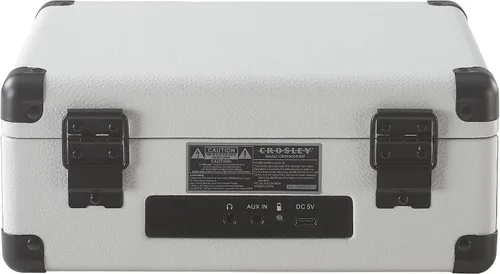 Vista 11 de Crosley CR3505DP-WF Reproductor de CD Cruiser, granja blanca Casa de campo blanca