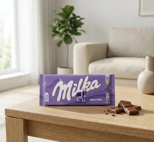 Vista 5 de Milka Alpenmilch Alpine Chocolate con leche 3.17 oz (paquete de 2)