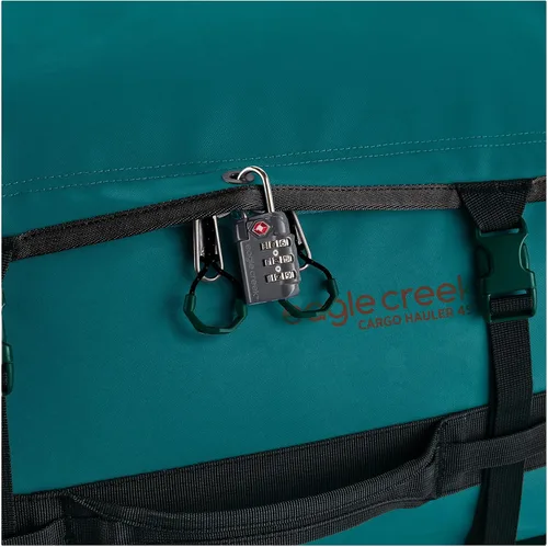 Vista 7 de Eagle Creek Bolsa de transporte de carga - Repelente al agua y equipaje ultraligero, Arctic Seagreen, 40 L