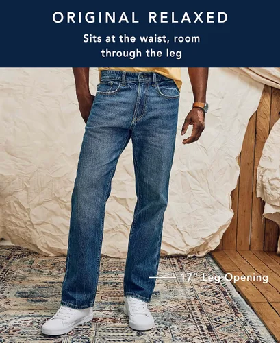 Vista 4 de Nautica Men's Relaxed Fit Denim Jeans