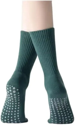 Vista 4 de Pilates Yoga Barre Grip Calcetines Crew para mujer