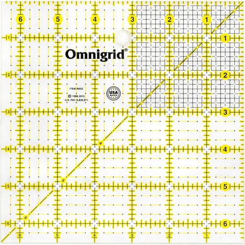 Vista 3 de Omnigrid Paquete económico de regla de acolchado cuadrada (2-1/2", 4-1/2", 6-1/2", 9-1/2")