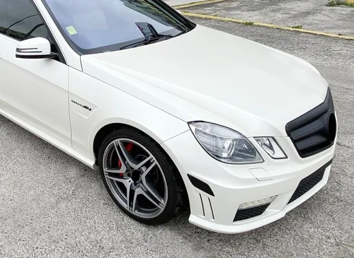 Vista 3 de iJDMTOY Euro OEM-Spec - Carcasas de lámpara de marcador lateral de parachoques delantero compatibles con Mercedes 2010-2013 W212 Clase E E300 E350