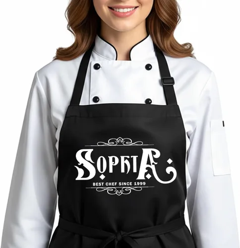 Vista 5 de Delantales personalizados para parrilla para hombres, regalos para hombre para el día del padre, delantales de chef a la parrilla de barbacoa