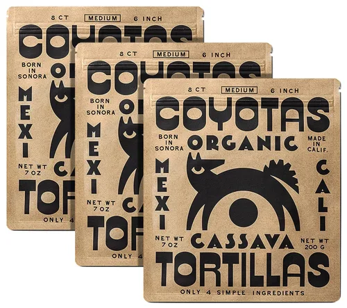 Vista 9 de Coyotas - Tortillas de yuca - Pequeñas 4 pulgadas, 12 unidades (3 paquetes)
