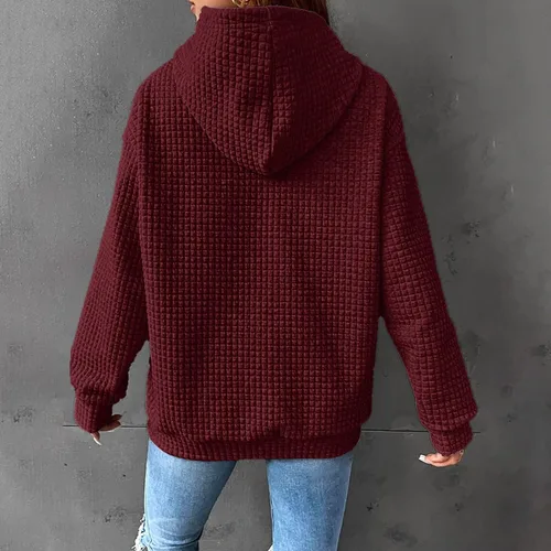 Vista 24 de SHAOBGE Sudaderas con capucha de gran tamaño para mujer, sudaderas con capucha para entrenamiento, suéteres casuales y cómodos trajes de moda