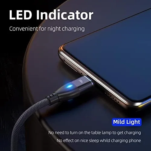 Vista 8 de BoxWave Cable Compatible with Elgato Wave3 (Cable by BoxWave) - MagnetoSnap PD AllCharge Cable (100W), Magnet PD 100W Charging Cable USB Type-C