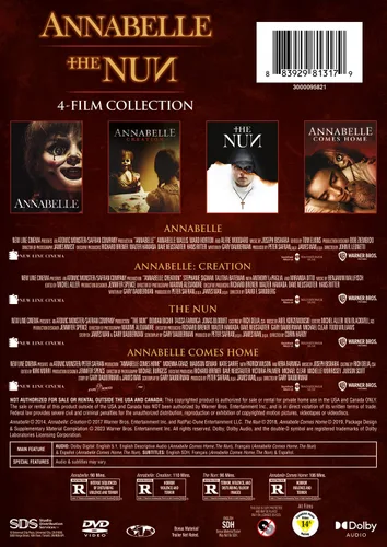 Vista 3 de Annabelle The Nun 4-Film Collection (DVD)