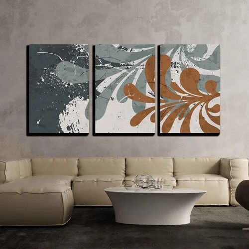 Vista 5 de wall26 - Arte de pared en lienzo de 3 piezas - Vista de la isla de Poros, Grecia y barco en blanco y negro - Arte moderno para el hogar estirado