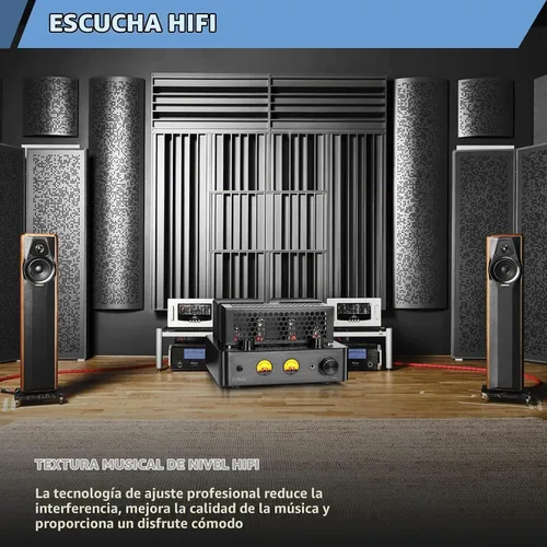 Vista 8 de Tube Amplifier, Stereo Vacuum Tube Class A/B Amplifier,Integrated Amplifier with Bluetooth 5.0,Subwoofer Output, Headphone Output, Record Player