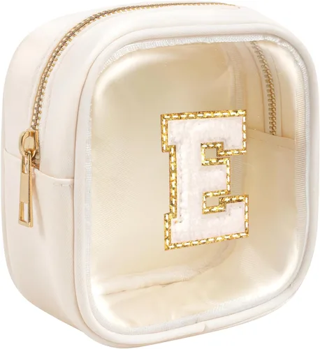 Vista 38 de KOTORA Bolsa de Maquillaje Inicial, Bolsa de Viaje de Artículos de Aseo, Bolsa de Maquillaje Transparente, Bolsas de Cosméticos Organizadoras