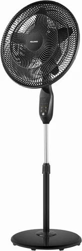 Vista 9 de PELONIS Ventilador de pedestal oscilante ajustable de 16" con control Negro