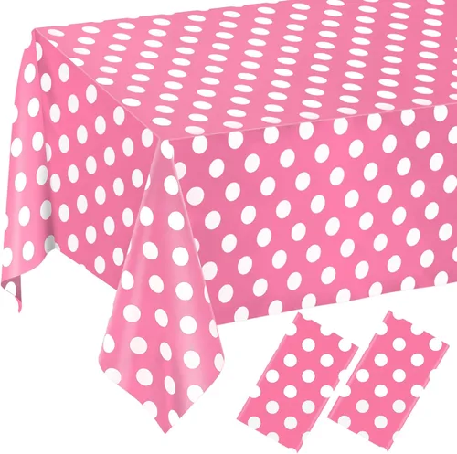 Vista 10 de 2 Pcs Light Blue Gingham Tablecloth Blue Disposable Plastic Checkered Table Cloths for Parties Disposable, Waterproof Rectangular Blue Table Cover