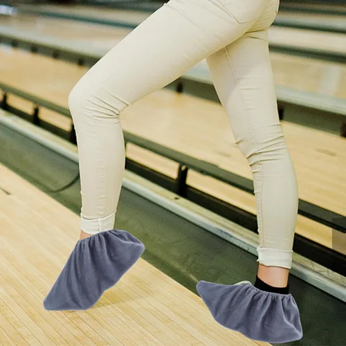 Vista 2 de BESPORTBLE 2 pares de fundas para zapatos de boliche, fundas para botas, fundas reutilizables para zapatos, fundas protectoras antideslizantes